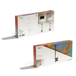 TooQ Soporte Techo Giratorio/Inclinable LPCE2301TSLI-B para TV de 23-42" hasta 30kg