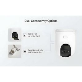 EZVIZ H8c 4G Almohadilla Cámara de seguridad IP Exterior 2304 x 1296 Pixeles Techo/Pared/Poste EZVIZ H8c 4G Almohadilla Cámara de seguridad IP Exterior 2304 x 1296 Pixeles Techo/Pared/Poste