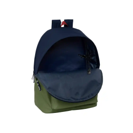 Mochila Escolar El Pulpo Azul marino Kaki 31 x 44 x 18 cm