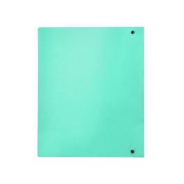 Carpeta Liderpapel 4 Anillas Mixtas 40 mm Polipropileno Din A4 Verde Manzana Opaco