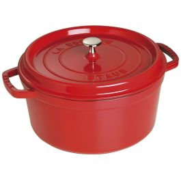 Staub La Cocotte Redonda 28 cm, de Hierro Fundido, Rojo Cereza Precio: 267.7900005. SKU: B14YB3QT2E