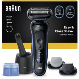 Braun BRA8700216647229 Afeitadora Eléctrica Serie 5 Negra y Azul - Batería 50 min, Carga Rápida 5 min Precio: 179.88999941. SKU: B1JE3B2Y5M