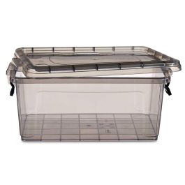 Caja Plastico Ordenacion Antracita 8,5L Kipit 24X16CM (12 Unidades) Caja Plastico Ordenacion Antracita 8,5L Kipit 24X16CM (12 Unidades)