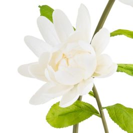 Flor Loto Blanco Artificial Decoración 55 X 55 X 130 cm