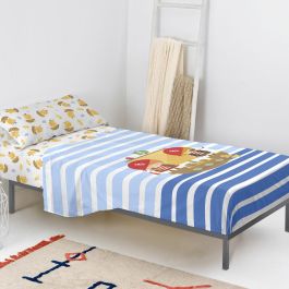 Juego de Sábanas HappyFriday Happynois Pirate Ship Multicolor Cama de 105 2 Piezas