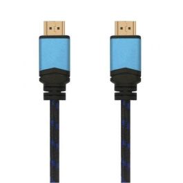 AISENS - CABLE HDMI V2.0 PREMIUM ALTA VELOCIDAD / HEC 4K@60HZ 18GBPS, A/M-A/M, NEGRO/AZUL, 1.0M Precio: 3.50000002. SKU: B164BR6WV6
