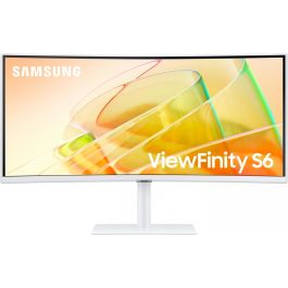 Samsung S34C650TAU Monitor ViewFinity S6 34" UWQHD Curvo (3440x1440) 100Hz HDR10, 5ms, 2xThunderbolt 4, HDMI, DP, Altavoces, Blanco
