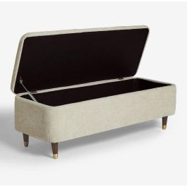 DKD Home Decor Descalzadora Glam Beige Marron Oscuro 45 x 44 x 110 cm