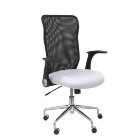 Silla Piqueras Y Crespo Minaya Brazos Retractiles Mecanismo Basculante Ergonomica Respaldo Malla Transpirable Negra Asiento Tapizado Bali Blanco Precio: 245.50000002. SKU: S5703909