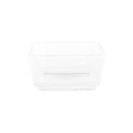 DKD Home Decor Tabla de Aperitivo Básicos, Set de 7 Piezas, Bambú y Cristal Natural, Largo 21 x Ancho 32 x Alto 6 cm, 280ml