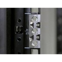 Rittal 2090.000 19" Fastener 1 HE mit Kontaktierung 24 Stück Zinc de acero Plata