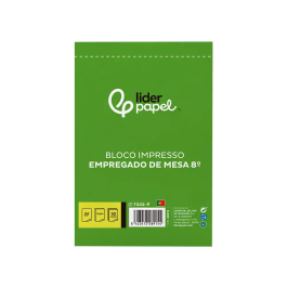 Liderpapel Talonario Camarero Octavo 2 Copias Duplicado 60g Portugues