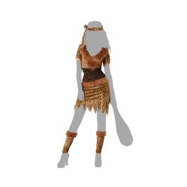 Disfraz Cavernicola Mujer Adulto Neandertal XL Disfraz Cavernicola Mujer Adulto Neandertal XL