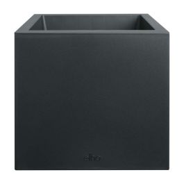 Elho ELH8711904499266 Jardinera Vivo Next Square 30 Negro, Ø 30xH 29 cm, uso interior/exterior, 100% reciclado