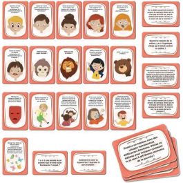 Lisciani Giochi LIS8008324110063 Juego de Cartas para la Gestión de Emociones - Educativo, Habilidades para la vida, Tarjetas Ilustradas