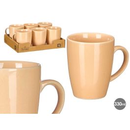 Vessia Jarra Mug Beige 330 ml de Cerámica, Acabado Brillo, 11.5x10.5x8.5 cm (24 Unidades) Precio: 28.58999979. SKU: B17SN38PY3