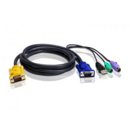 Aten 2L5302UP cable para video, teclado y ratón (kvm) Negro 1,8 m Precio: 23.50000048. SKU: B1BPQQTWB7