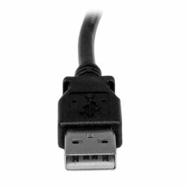 Cable USB A a USB B Startech USBAB3ML Negro