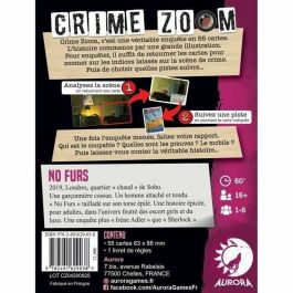 Juego de Mesa Asmodee Crime Zoom : No Furs (FR)