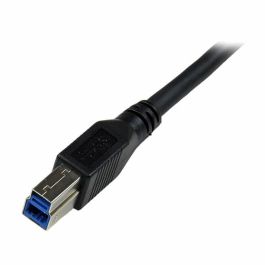 Cable USB a micro USB Startech USB3SAB1MRA Negro 1 m