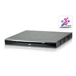 Aten KN2116VA-AX-G Interruptor KVM 16 Puertos USB/DVI-D/VGA, Negro/Gris, Resolución 1920x1200
