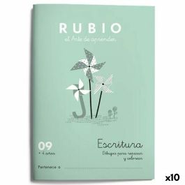 Cuaderno de escritura y caligrafía Rubio Nº9 A5 Español (10 Unidades)