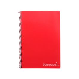 Cuaderno Espiral Liderpapel Folio Witty Tapa Dura 80H 75 gr Cuadro 4 mm Con Margen Color Rojo 5 unidades Precio: 10.50000006. SKU: B1HC32JKA6