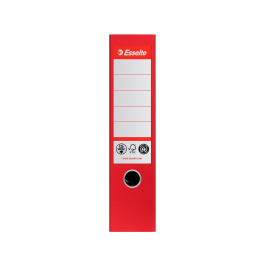 Esselte Archivador de palanca n 1 co2 neutral DIN A4 Cartón forrado Lomo 75 mm Rojo Vivida
