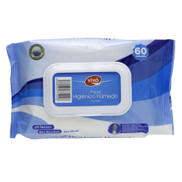 Freshness Papel Higienico Humedo con Frescor e Higiene, Paquete con Tapa de 80 Unidades