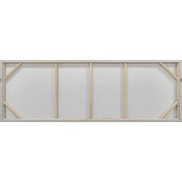 DKD Home Decor Cuadro Moderno Beige de Poliéster y PS 183x63 cm (2 Unidades)