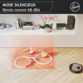 Hoover HG510D Robot Aspirador en Seco con Navegación Láser, Wi-Fi, 90 min Autonomía, Cepillo XL, Ultra Silencioso 68 dBA Hoover HG510D Robot Aspirador en Seco con Navegación Láser, Wi-Fi, 90 min Autonomía, Cepillo XL, Ultra Silencioso 68 dBA