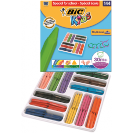 Estuche 144 Ceras de Color con 12 Colores Diferentes BIC 8878332 Precio: 59.89000028. SKU: B1B8ZEZFAQ