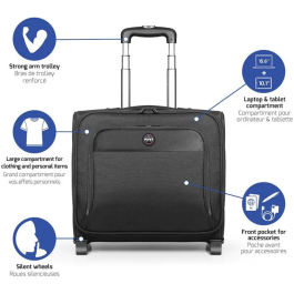 Port Designs Trolley HANOI II 15.6 Pulgadas 20 L Negro - POR3567041053404
