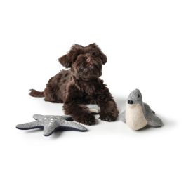 Hunter Juguete Para Perro Foca M Peluche 100% Reciclado Suave Sin Sonido GREY