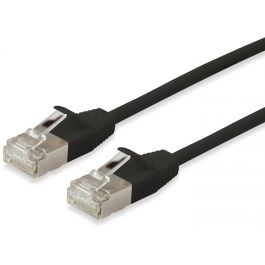 Equip 606126 Cable Patch Cat6A F/FTP 3m Negro Slim LSZH RJ45 10 Gigabit Ethernet PoE+ 500MHz