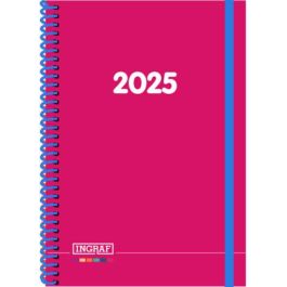 AGENDA 2025 MEDITERRANEO DIA/PAGINA 15x21 COL.SURTIDOS ESPIRAL CASTELLANO INGRAF 355430