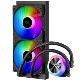 Keep Out XWC-240 Kit Refrigeración Líquida para CPU 240mm con 2 Ventiladores ARGB Compatible Intel LGA1700 AM5 AM4