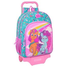 Mochila Escolar con Ruedas My Little Pony Magic Rosa Turquesa 33 x 42 x 14 cm Precio: 36.49999969. SKU: B16Q4BY4QS