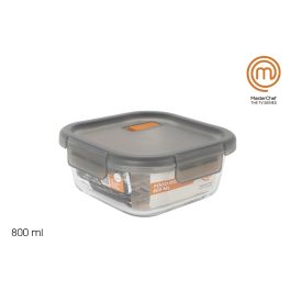 Inde Fiambrera Hermética Cuadrada 800 ml Masterchef - 16 x 16 x 7 cm (6 Unidades) Precio: 20.50000029. SKU: B1AMWWSJQV