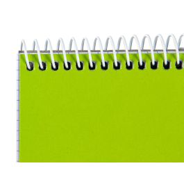 Cuaderno Espiral Liderpapel Bolsillo Octavo Apaisado Smart Tapa Blanda 80H 60 gr Cuadro 4 mm Colores Surtidos