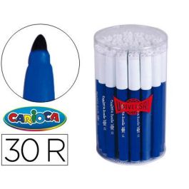 Rotulador Carioca Jumbo Azul Punta Gruesa Bote De 30 Unidades Precio: 9.5000004. SKU: B1EC4GM45W