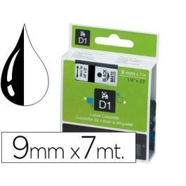 Cinta Laminada Dymo S0720680 Negro Negro/Blanco