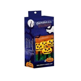 My Other Me Baliza Calabaza con Luces, 8 x 39 cm, funciona con 3 pilas AA, decoración Halloween, Edad recomendada: +14 años