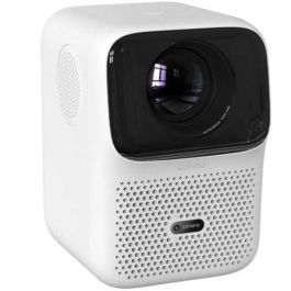 Wanbo T4 Proyector Portátil Nativo 1080p Full HD 4K HDR 450 lúmenes ANSI Android 9.0 Auto-Focus Keystone WiFi 6 Bluetooth Blanco