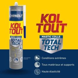 Cyanolit CYA3045203003103 Adhesivo Fijación y Sellado Total Tech Gris 290 ml Multimaterial Resistente y Flexible