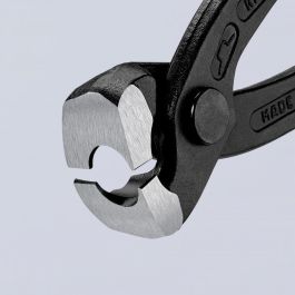 Knipex Alicates de Orejetas con Corte Lateral, Plástico Rojo, 220 mm, Mango Ergonómico, 10 99 I220