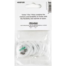 Dunlop Pack 12 Púas Tortex Flex Jazz III - 0,88 mm