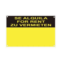 Normaluz Rótulo informativo "se vende/for sale/zu verkaufen" PVC 0.4mm 45x70cm amarillo/negro Precio: 3.95000023. SKU: S7906988