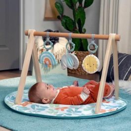 Ingenuity ITY0074451131224 Alfombra de juego Sun Valley con arco de madera y 3 juguetes extraíbles, plegable, desde el nacimiento Ingenuity ITY0074451131224 Alfombra de juego Sun Valley con arco de madera y 3 juguetes extraíbles, plegable, desde el nacimiento