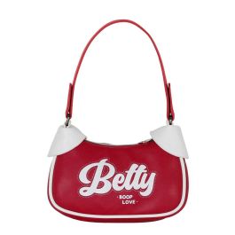 Bolso Fancy Casual Varsity Betty Boop Burdeos